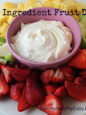 2 ingredient fruit dip