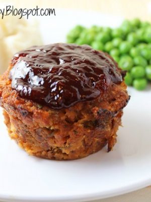 Easy Turkey Meatloaf Muffins with Tangy BBQ Sauce