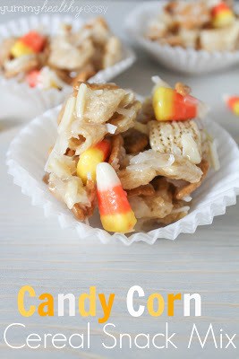 Candy Corn Cereal Snack Mix