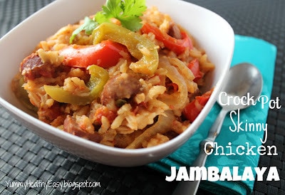 Crock Pot Skinny Chicken Jambalaya Slow Cooker Skinny Chicken Jambalaya
