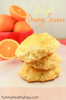 Glazed Orange Scones Glazed Orange Scones