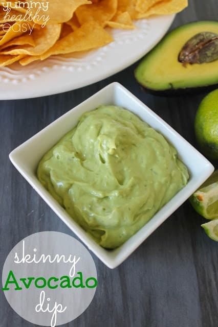 Skinny Avocado Dip Skinny Creamy Avocado Dip