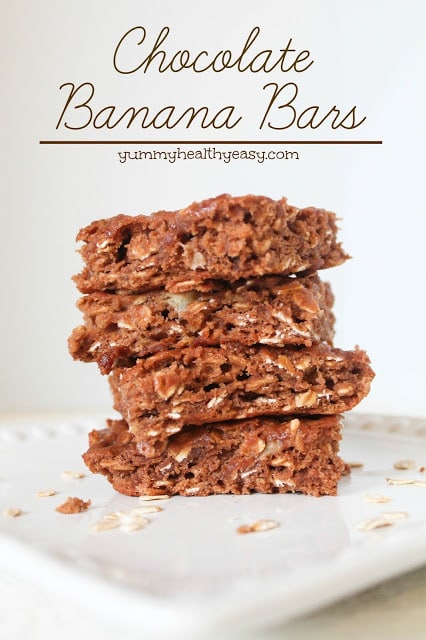 Chocolate Banana Bars Banana Bars