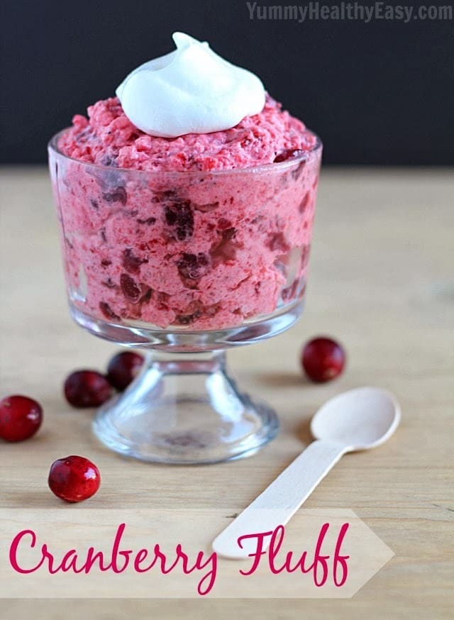 Cranberry Fluff is an easy side dish with only 4 ingredients that's perfect for Thanksgiving or any dinner of the year! Cranberry Fluff is an easy side dish with only 4 ingredients that's perfect for Thanksgiving or any dinner of the year!