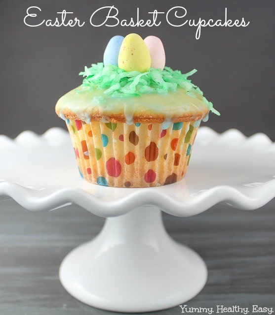 Easter Basket Cupcakes