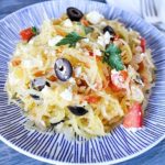 Greek Spaghetti Squash for an incredible healthy side dish!