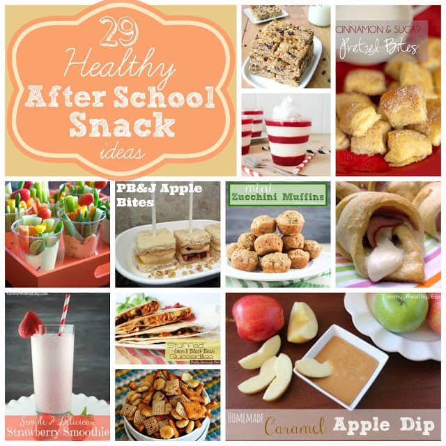 29 Healthy After School Snack Ideas