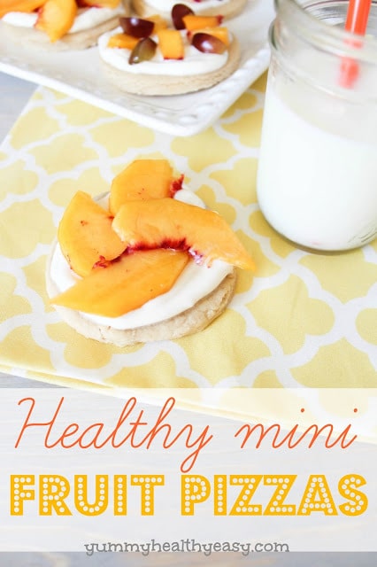 Healthy Mini Fruit Pizzas