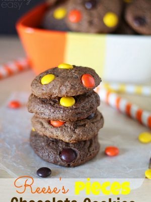 Reeses Pieces Chocolate Cookies