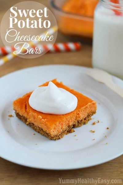 Sweet Potato Cheesecake Bars