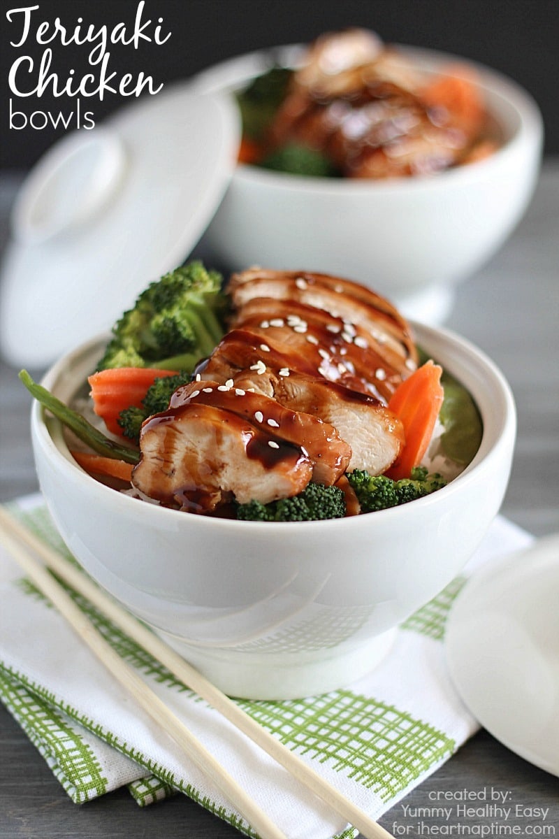 Baked Teriyaki Chicken Bowls