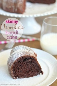 Skinny Chocolate Bundt Cake