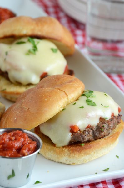 Pizza Burgers - www.anediblemosiac.com Pizza Burgers - www.anediblemosiac.com