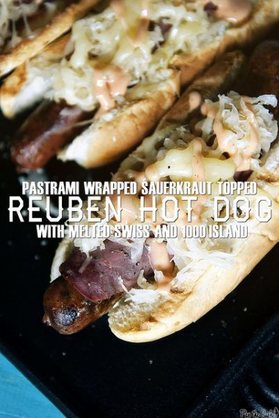 Reuben Hot Dogs - girlcarnivore.com Reuben Hot Dogs - girlcarnivore.com