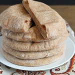 Homemade Whole Wheat Pita Bread | super easy, foolproof pita bread recipe that's healthy and tastes much better than store-bought!