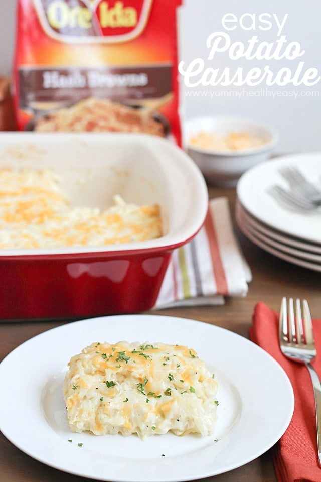 Delicious Easy Potato Casserole | perfect for Easter brunch or any meal of the week! Delicious & Easy Potato Casserole - the perfect side dish for Easter brunch or any meal of the week! #shop #cbias