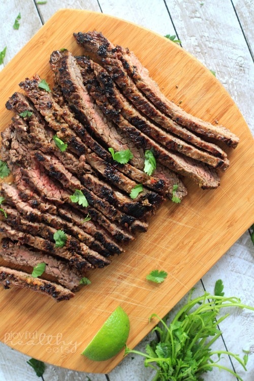 Grilled Fajita Skirt Steak from Joyful Healthy Eats Grilled Fajita Skirt Steak from Joyful Healthy Eats