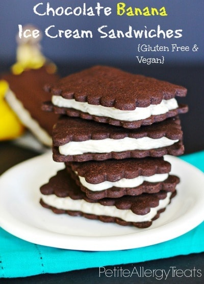 Dairy Free Banana Ice Cream Sandwiches by Petite Allergy Treats Dairy Free Banana Ice Cream Sandwiches by Petite Allergy Treats