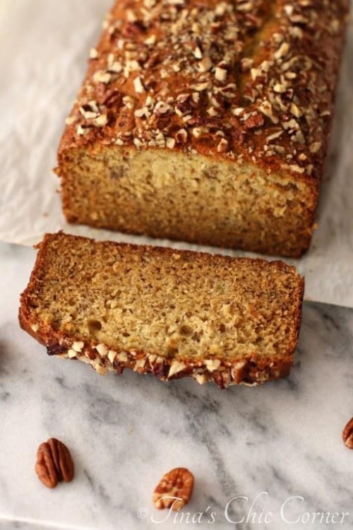 Light Banana Bread by tinaschic.com Light Banana Bread by tinaschic.com
