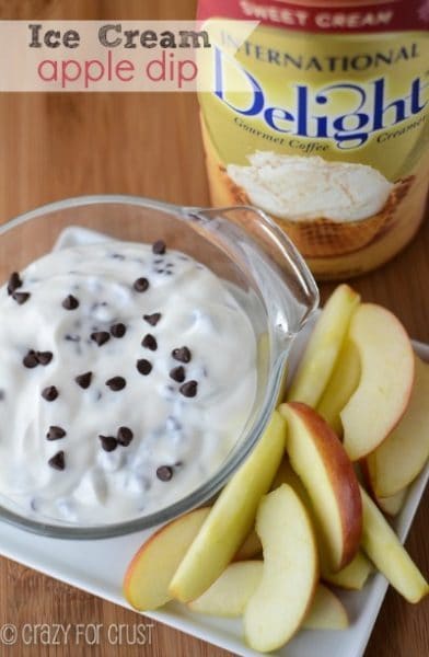 Ice Cream Apple Dip by Crazy for Crust Ice Cream Apple Dip by Crazy for Crust