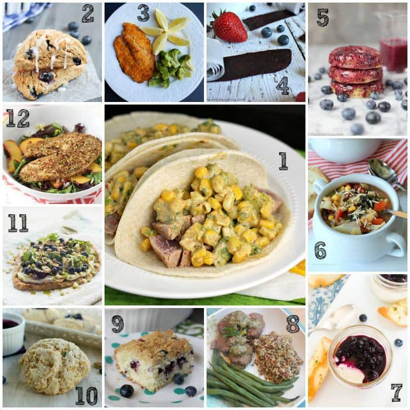 August Mystery Dish Collage