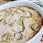 Zucchini Casserole - a healthy and deliciously side dish that's full chock full of zucchini!