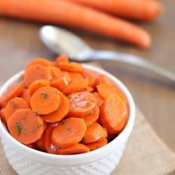 Need an easy side dish? You will love these glazed carrots! Just a few ingredients to a fabulous side dish that will wow!