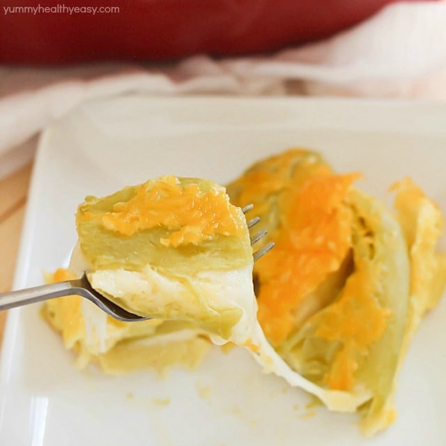 If you like chile rellenos, you will LOVE this Chile Relleno Casserole! It's quick, easy and tastes just like the chile relleno dish at your favorite Mexican food restaurant! Plus, it's inexpensive and feeds a big family!