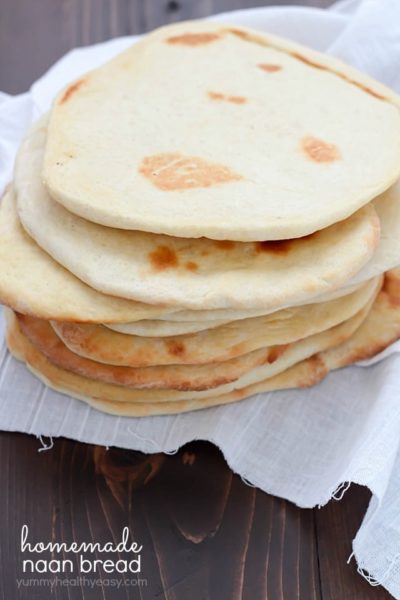 Ever tried naan bread? It's a leavened, oven-baked flatbread found in Indian cuisine - and it's delicious! Here's an easy homemade naan bread recipe you can make right at home!