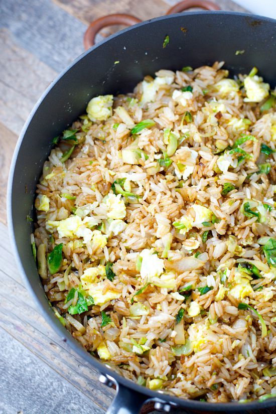 Crispy Brussels Sprouts Fried Rice by Maebells