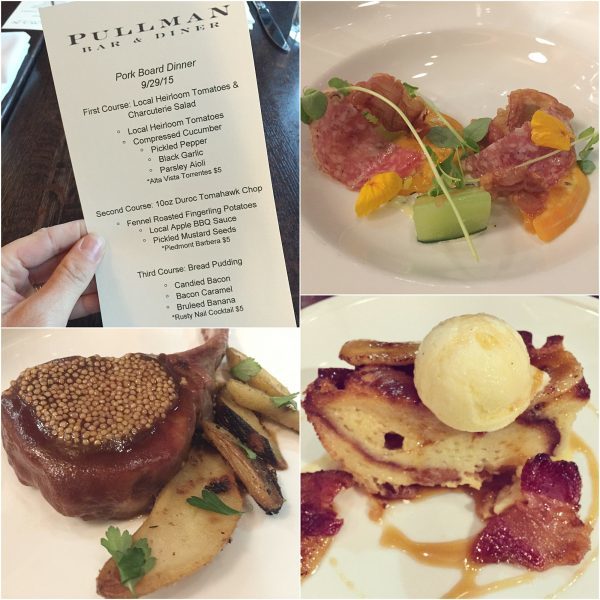 National Pork Board Tour - dinner at Pullman Bar & Diner