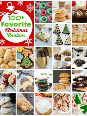100+ Favorite Christmas Cookies Recipes all in ONE place! There are all kinds of delicious cookie recipes for you to enjoy in this great cookie roundup!