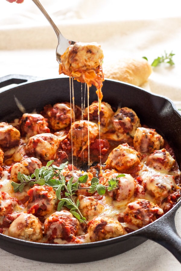 Skillet Meatballs in Marinara Sauce by Recipe Runner