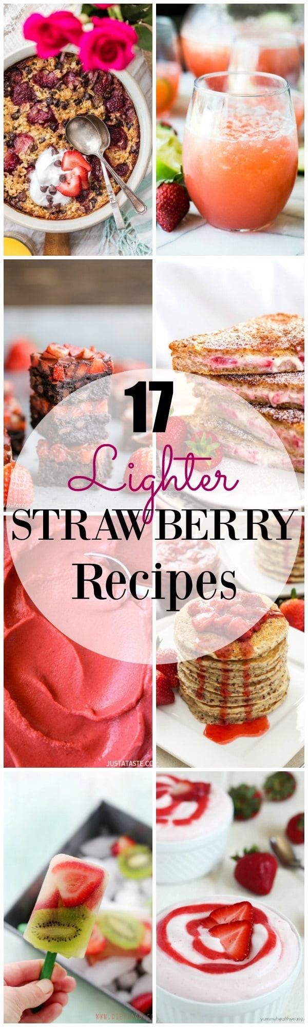 Strawberry recipes made lighter so that you can enjoy them guilt free!! Strawberry desserts make for the best summer desserts!