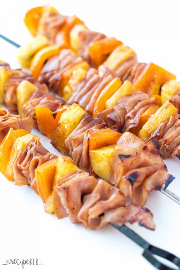Ham and Pineapple Skewers by The Recipe Rebel