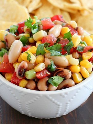 Cowboy Caviar is one of the easiest appetizers to make because you throw everything in one bowl and it's done! Plus it's full of flavor and textures, this is a definite crowd-pleaser!