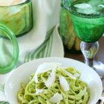 Pasta tossed in a Light Avocado Cream Sauce = the best pasta dinner you will ever eat! No joke, this pasta is so delicious. You won't believe the flavor in this healthier cream sauce. With only a few ingredients, it's incredibly easy to prepare and healthier than a traditional cream sauce! This is a great weeknight meal but fancy enough to serve for a nice dinner! AD