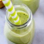This Chocolate Protein Green Smoothie combines the filling power of protein powder and almonds + the health benefits from the green smoothie! This smoothie makes a great breakfast, snack or post-workout drink and tastes delicious!