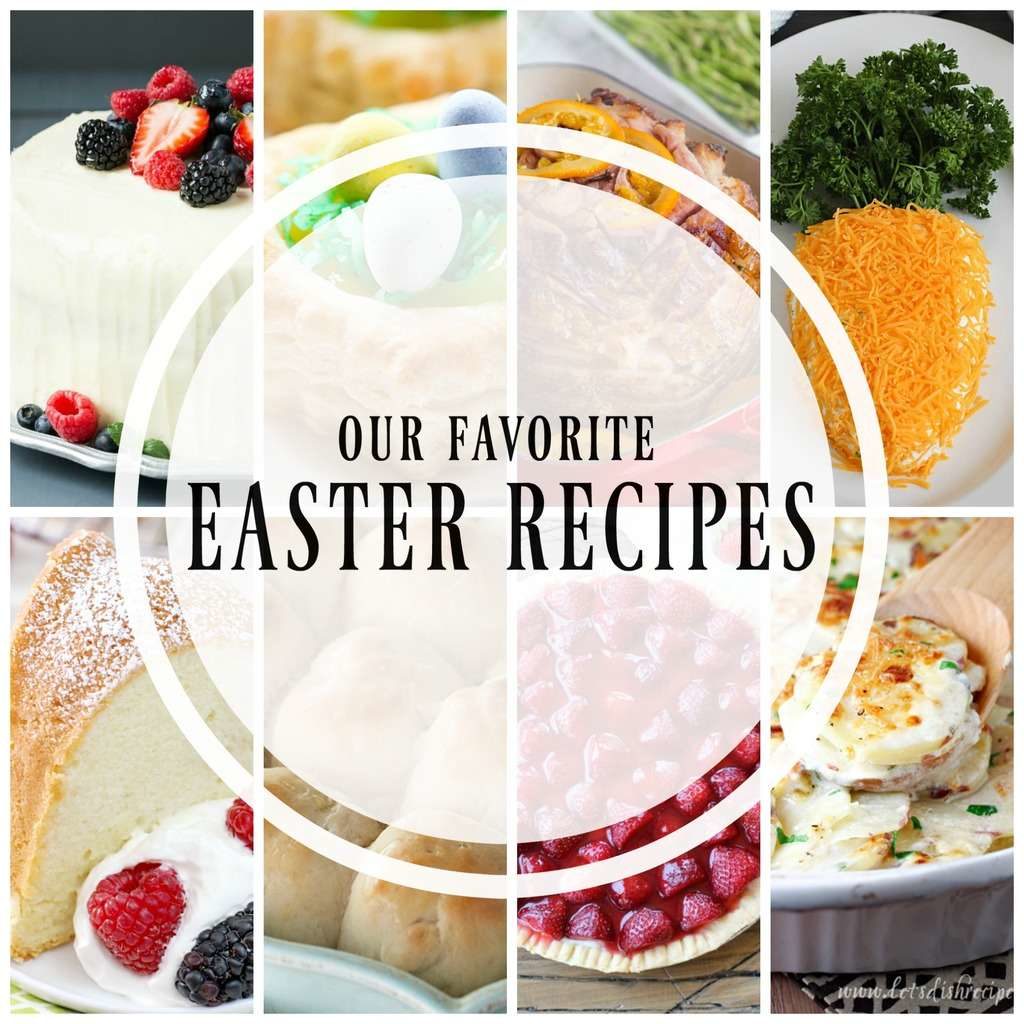 20+ of the Best Easter Recipes all together in one place! From dinner to dessert, I've got you covered with the best ever recipes for Easter! I hope you can find one or ten recipes to try from this awesome roundup including some of my favorite blogger friends! Enjoy!
