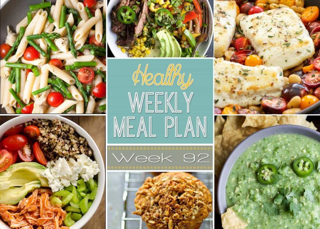 Healthy Weekly Meal Plan #92 Menu Planner for the week!