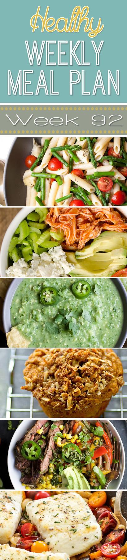 Healthy Weekly Meal Plan #92 Menu Planner for the week!