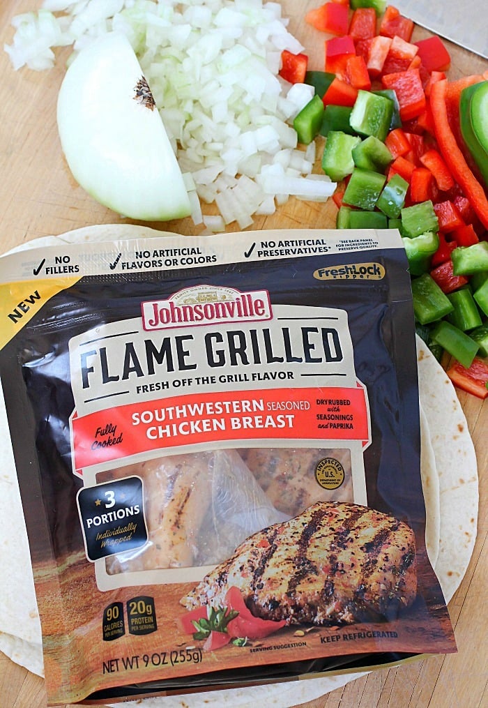 Chicken Fajita Quesadilla Ingredients