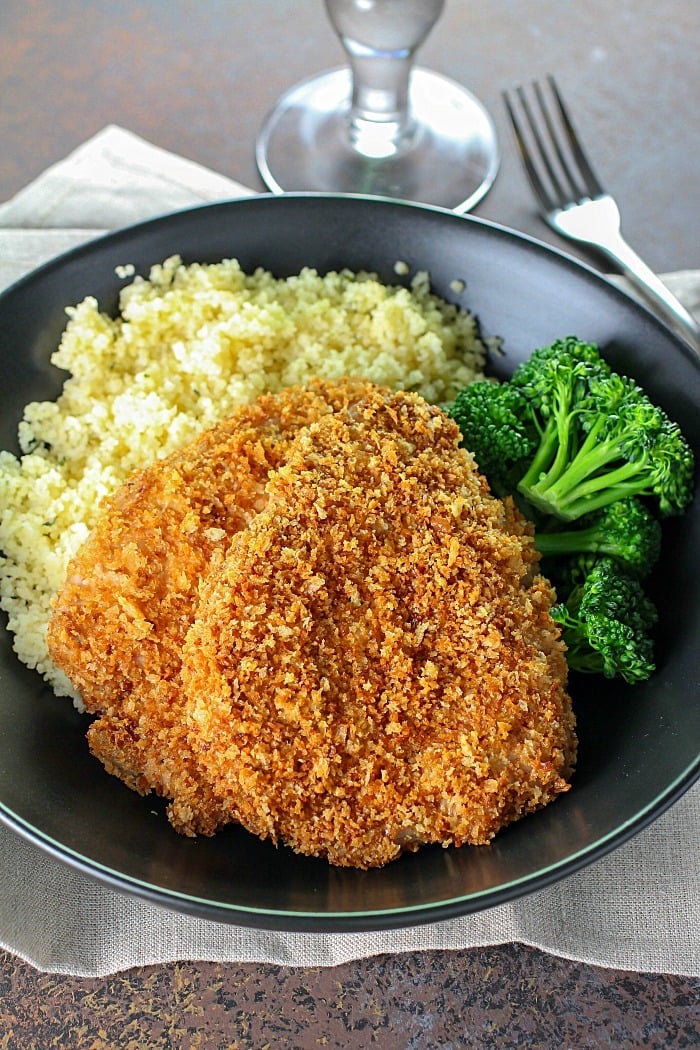 Incredible Crispy Baked Breaded Pork Chops