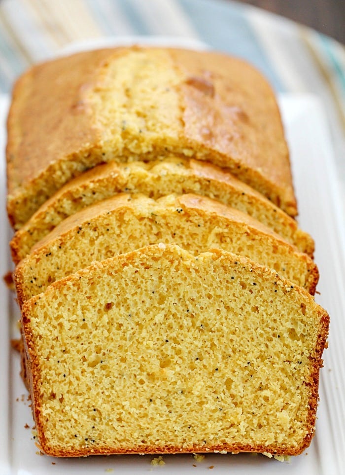 Easy Cake Mix Poppy Seed Cake Slices
