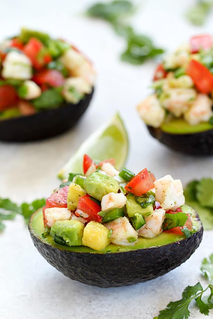 Quick & Easy Avocado Shrimp Ceviche Recipe with a Mexican twist!