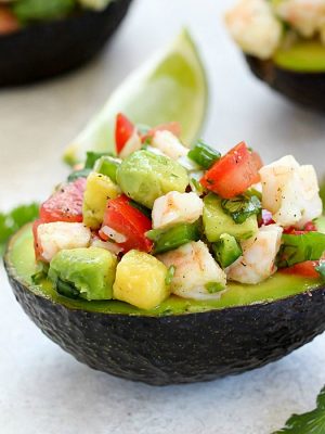 Must-try Quick & Easy Avocado Shrimp Ceviche Recipe! This is so delicious!