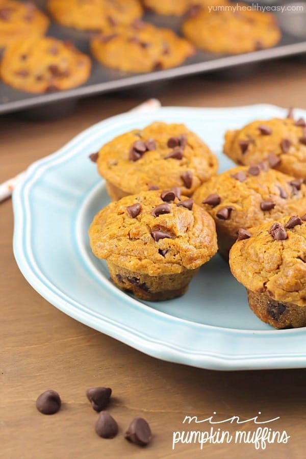Mini Pumpkin Muffins - 21 Cute Halloween Snacks for Kids!