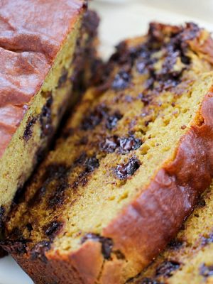 This Healthy Banana Avocado Bread is flavorful and moist!