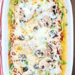 Get all the pizza goodness in this healthy Zoodle Pizza Casserole!