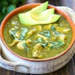 You will LOVE the flavor in this Pork Chili Verde! Pork loin is simmered until super tender and then added to a delicious homemade verde sauce - SO good! Plus a recap of my pork tour in Michigan! #AD